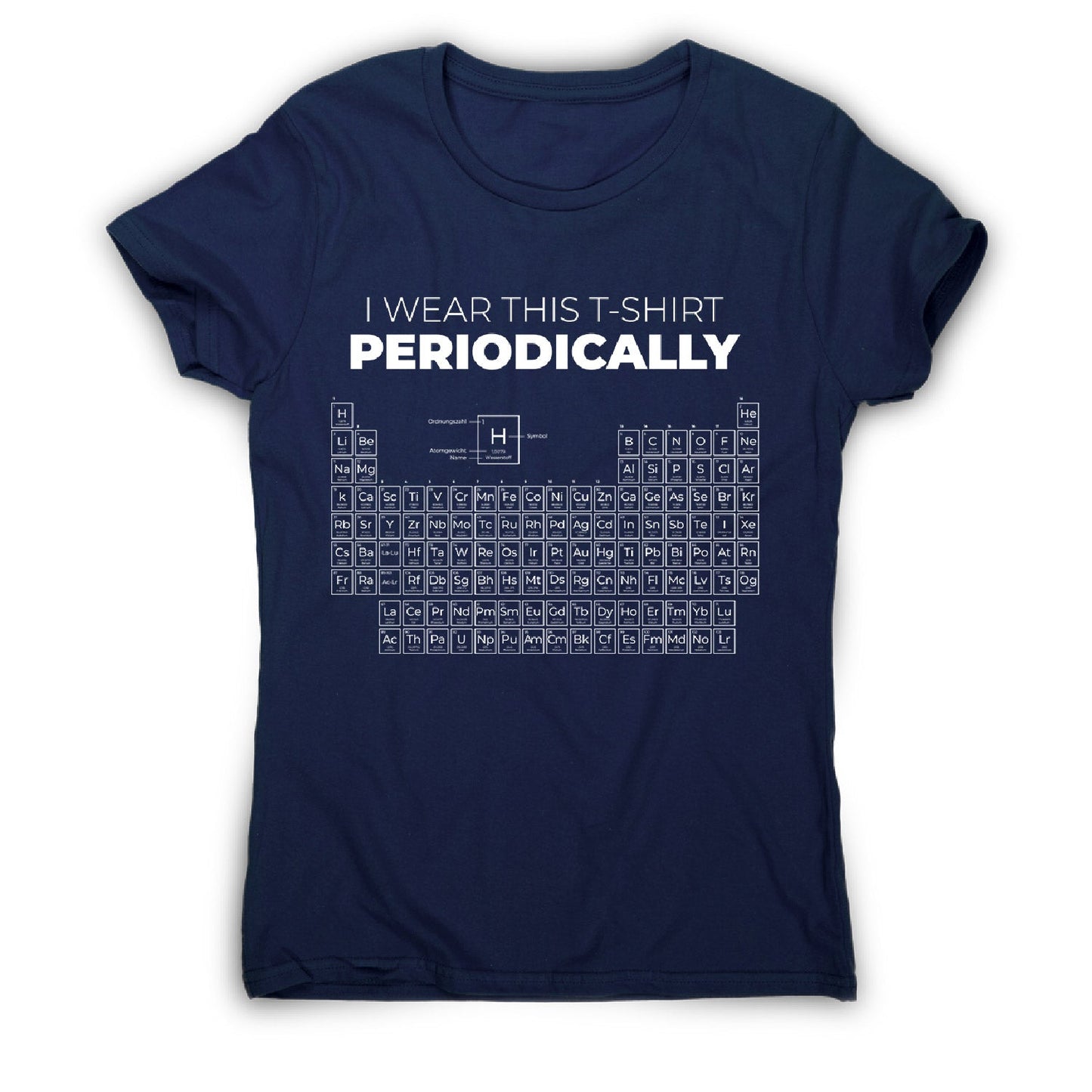 Periodic table - women's funny premium t-shirt