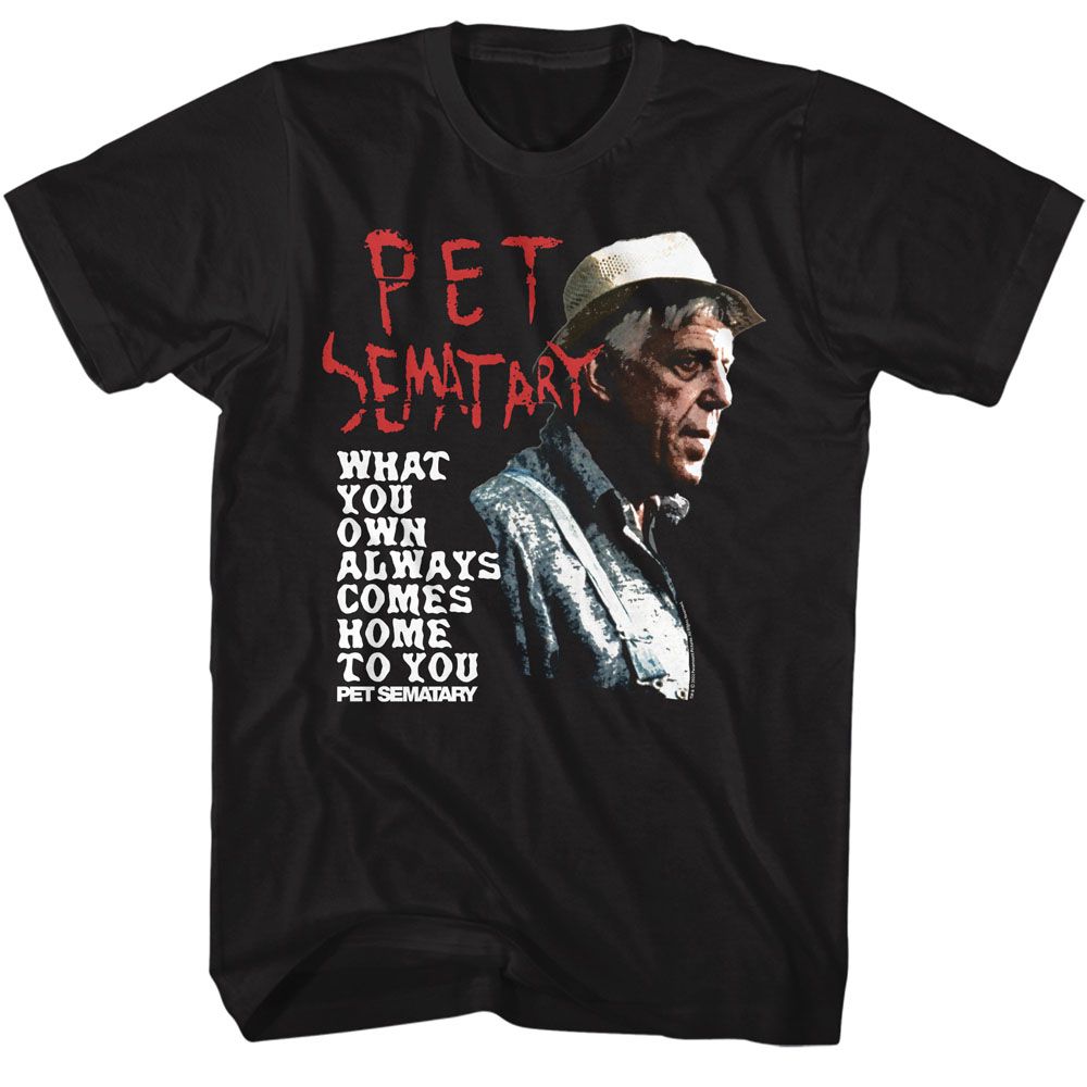 Pet Sematary - What You Own - Short Sleeve - Adult - T-Shirt - clothing by TeeHivey.com
