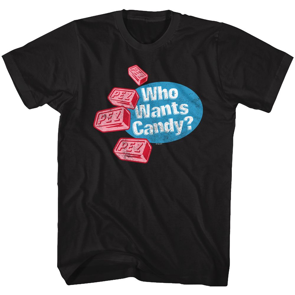 Pez - Who Wants Candy - Short Sleeve - Adult - T-Shirt - clothing by TeeHivey.com
