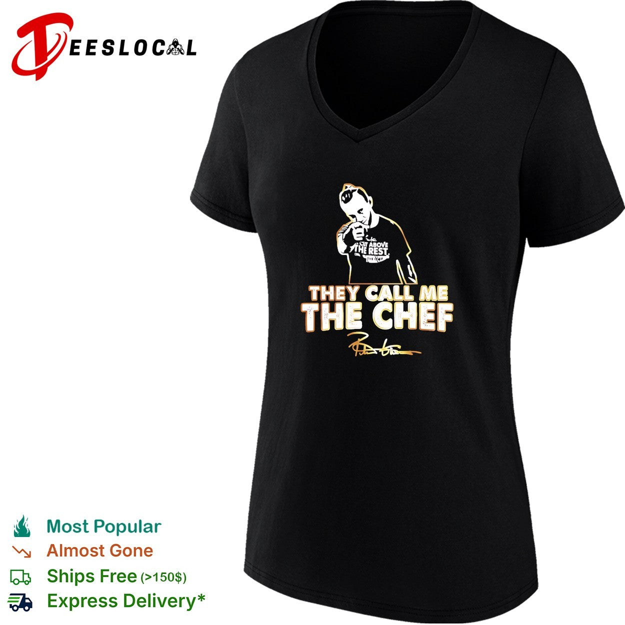 PG Pointing They Call Me The Chef Cooking Kitchen shirt