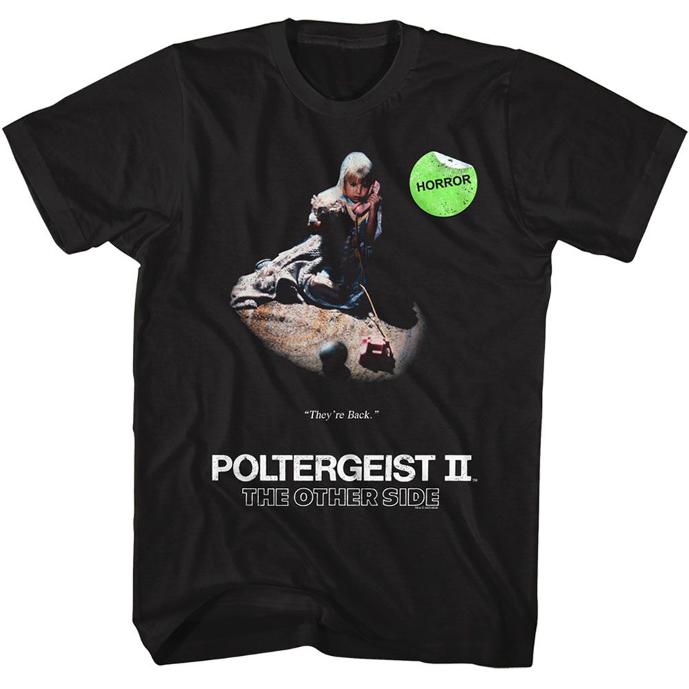 Poltergeist - Video Cassette Cover - Short Sleeve - Adult - T-Shirt - clothing by TeeHivey.com