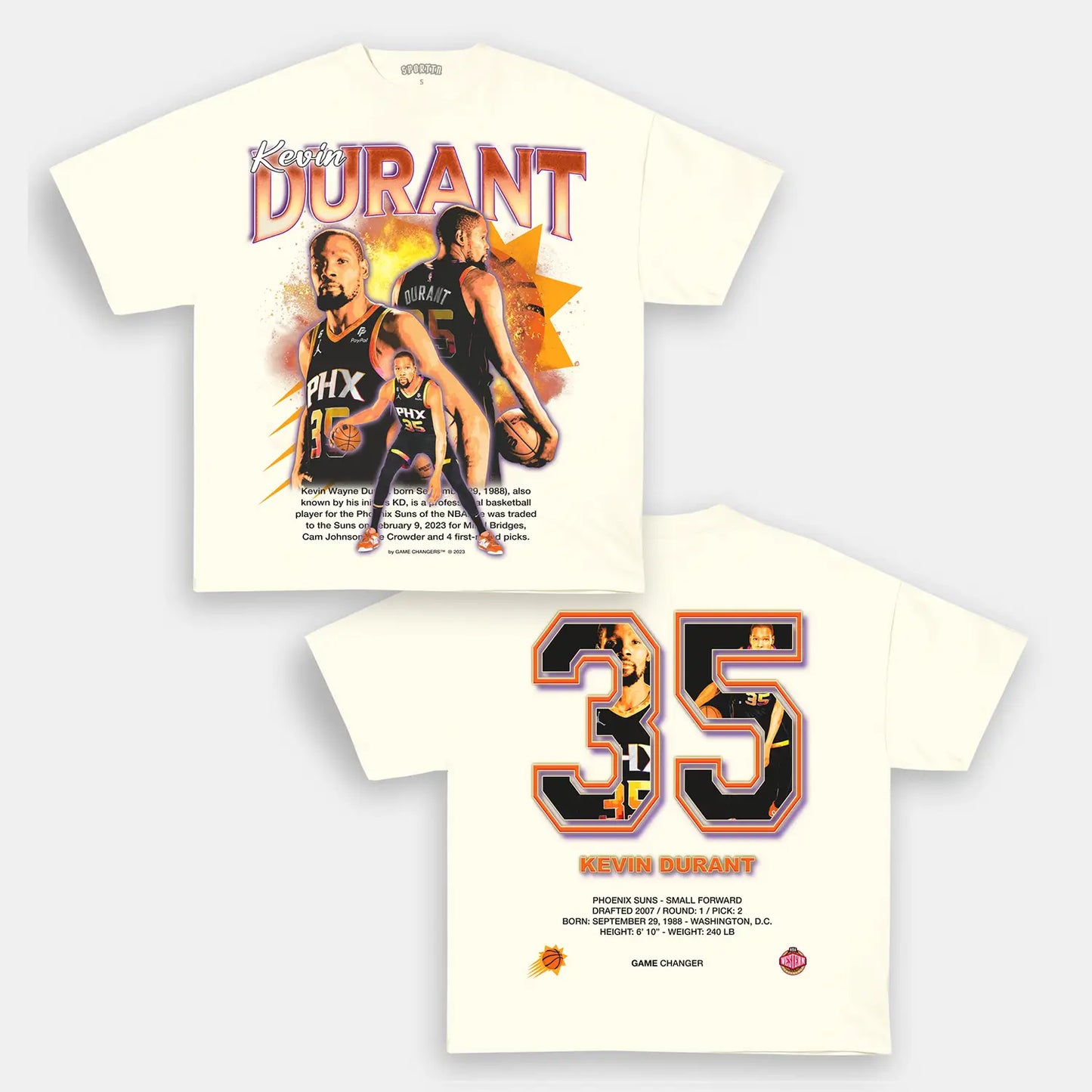 PHX KEVIN DURANT TEE Style001 - clothing by TeeHivey.com (Image 1)