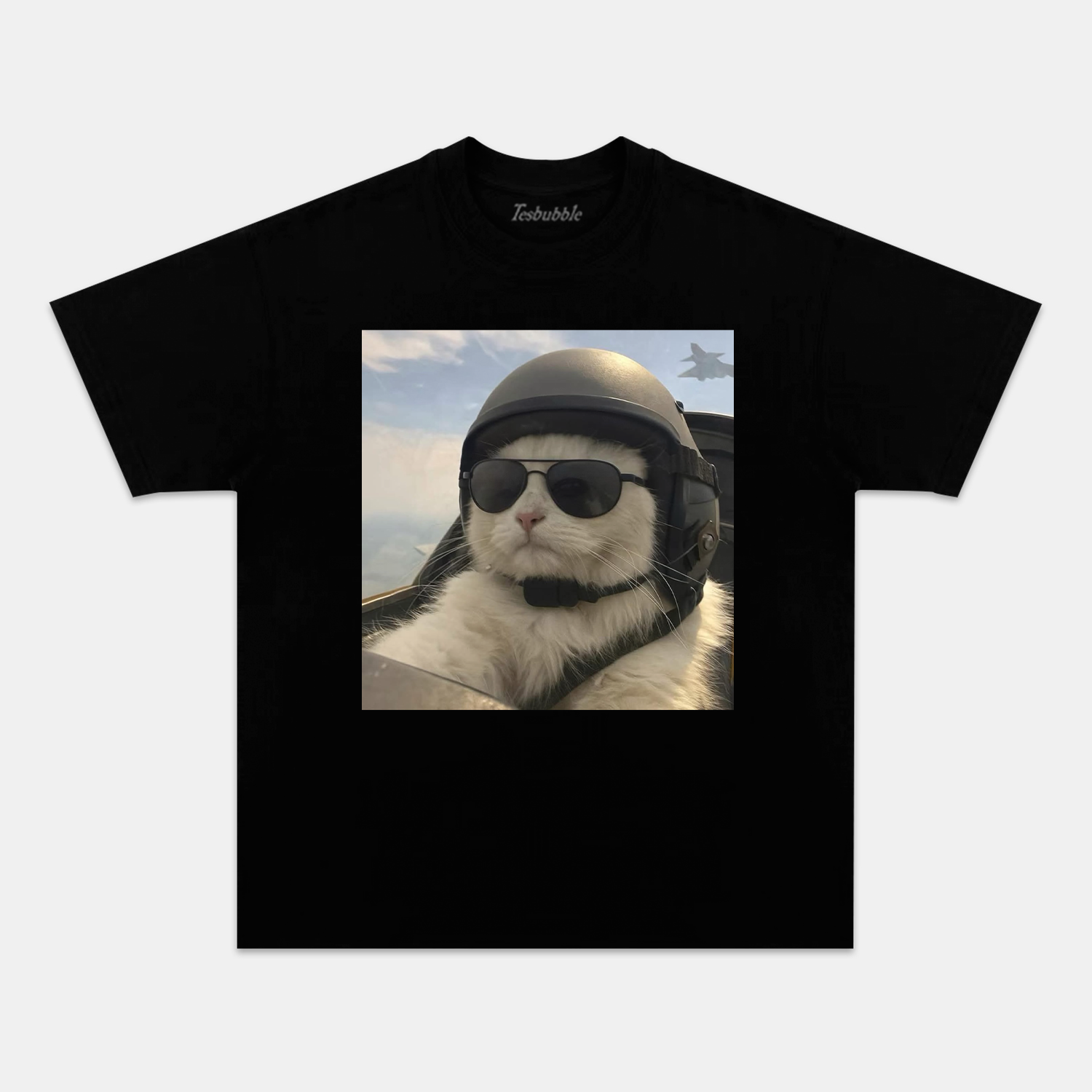 PILOT CAT TEE - clothing by TeeHivey.com (Image 1)