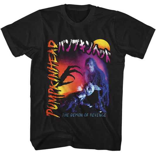 Pumpkinhead - Demon Of Revenge - American Classics - Solid Black Adult Short Sleeve T-Shirt (Image 1)