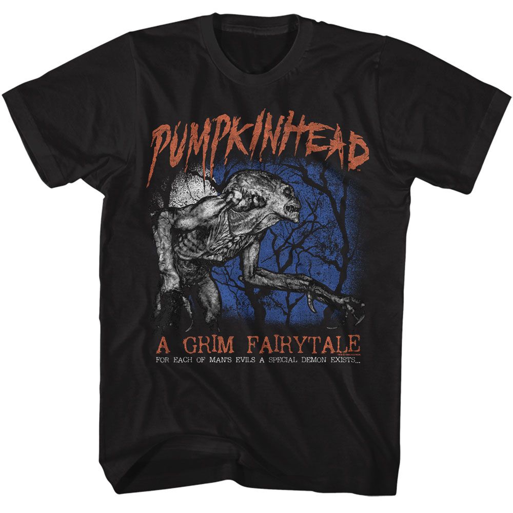 Pumpkinhead - Special Demon - American Classics - Solid Black Adult Short Sleeve T-Shirt - clothing by TeeHivey.com (Image 1)