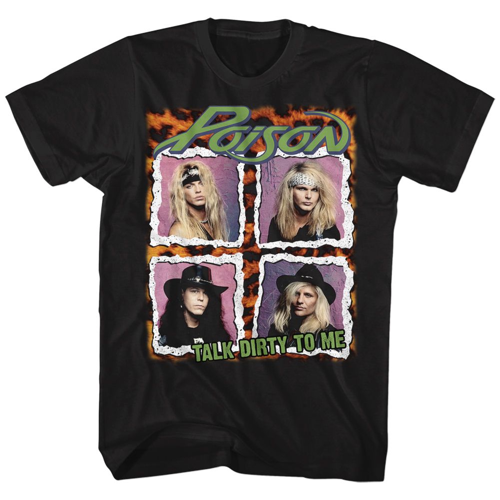 Poison - Squares - Short Sleeve - Adult - T-Shirt - clothing by TeeHivey.com