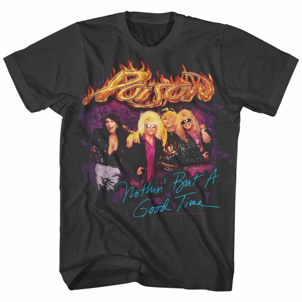 Poison - Goodtimes - Short Sleeve - Adult - T-Shirt - clothing by TeeHivey.com