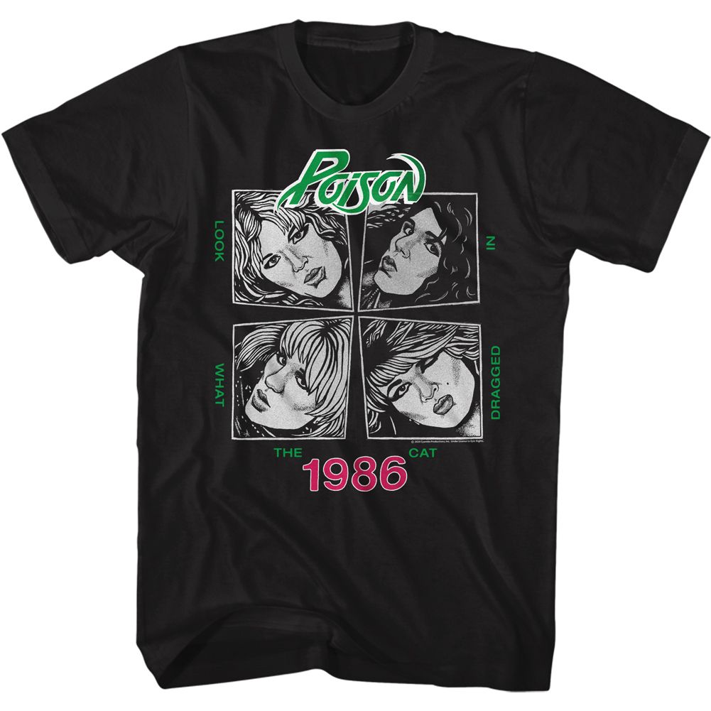 Poison - Sketched - Short Sleeve - Adult - T-Shirt - clothing by TeeHivey.com