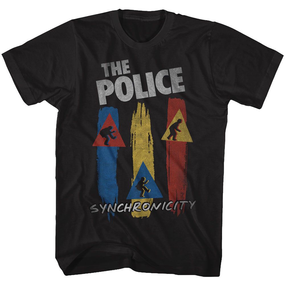 The Police - Synchro - Short Sleeve - Adult - T-Shirt - clothing by TeeHivey.com