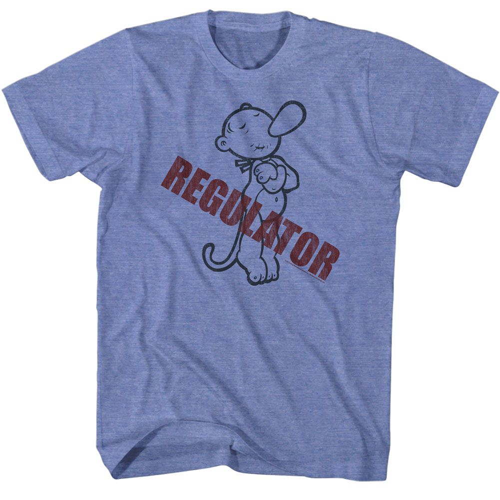 Popeye - Regulator - Short Sleeve - Heather - Adult - T-Shirt - clothing by TeeHivey.com