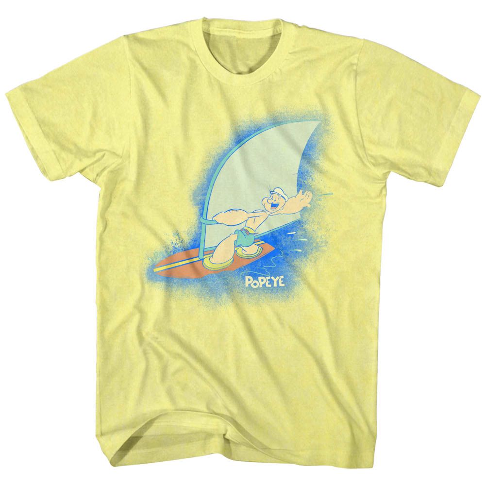 Popeye - Sailin On - Short Sleeve - Heather - Adult - T-Shirt - clothing by TeeHivey.com