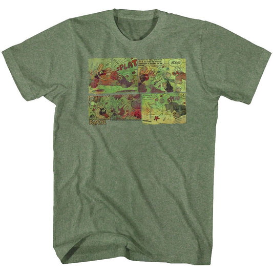 Popeye - Fightin Around The World - Short Sleeve - Adult - T-Shirt - clothing by TeeHivey.com