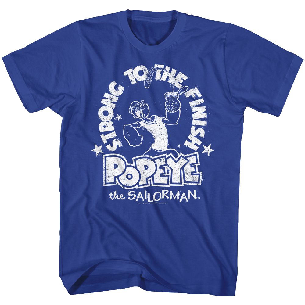Popeye - Whiteness - Short Sleeve - Heather - Adult - T-Shirt - clothing by TeeHivey.com