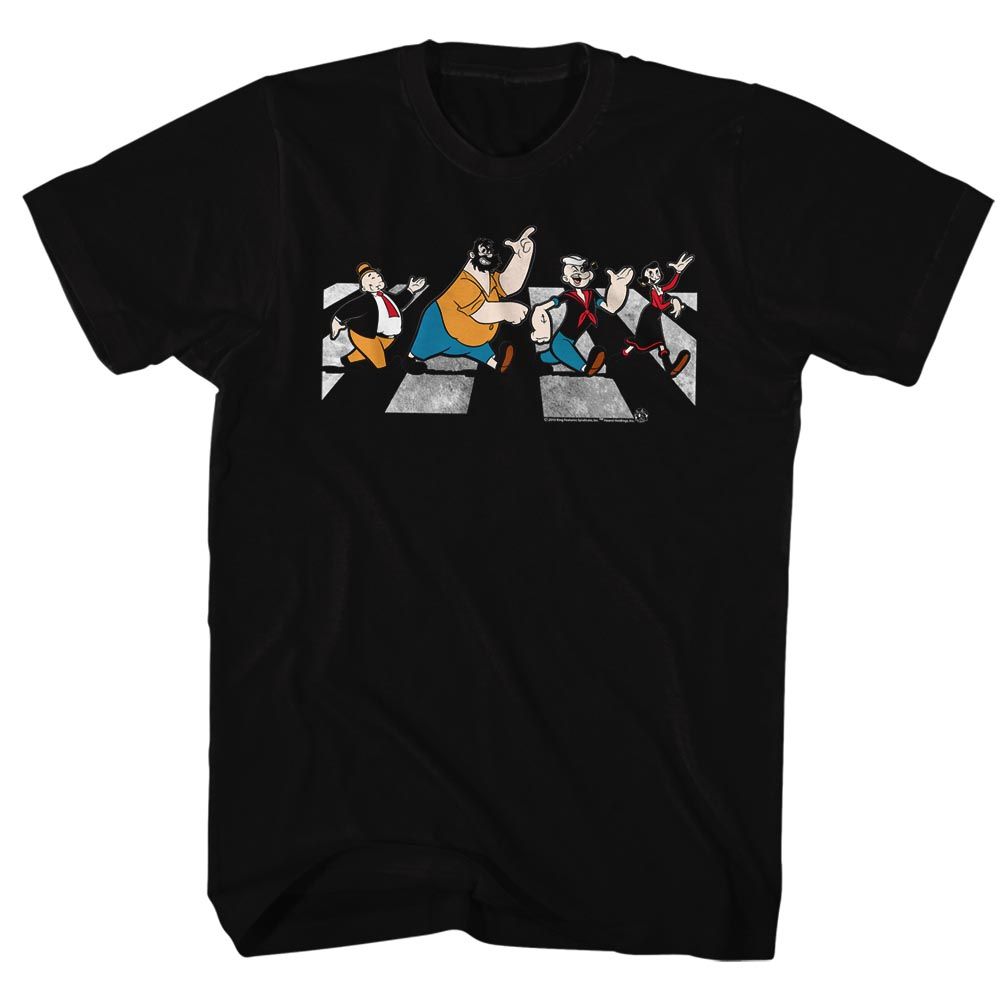 Popeye - Crosswalk - Short Sleeve - Adult - T-Shirt - clothing by TeeHivey.com