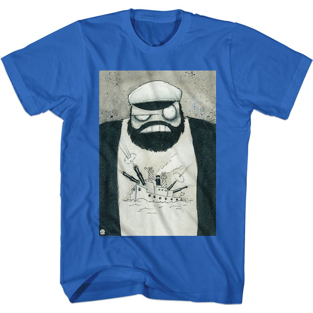 Popeye - Crazy Brut - Short Sleeve - Adult - T-Shirt - clothing by TeeHivey.com
