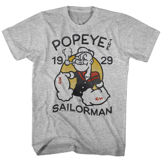 Popeye - Old Tat - Short Sleeve - Heather - Adult - T-Shirt - clothing by TeeHivey.com