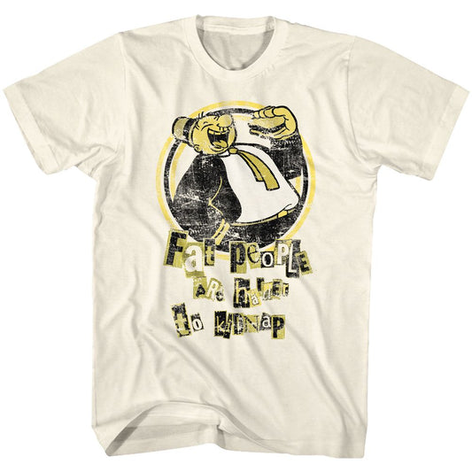 Popeye - Hard To Kidnap - Short Sleeve - Adult - T-Shirt - clothing by TeeHivey.com