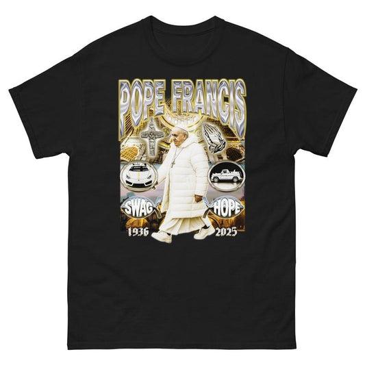 POPE FRANCIS T-Shirt, Pope Francis the head of the Catholic Church Homage T-shirt, Pope Francis Vintage Merch