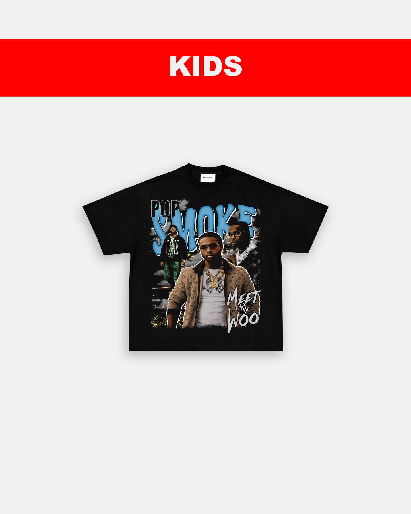 POP SMOKE V2 - KIDS TEE