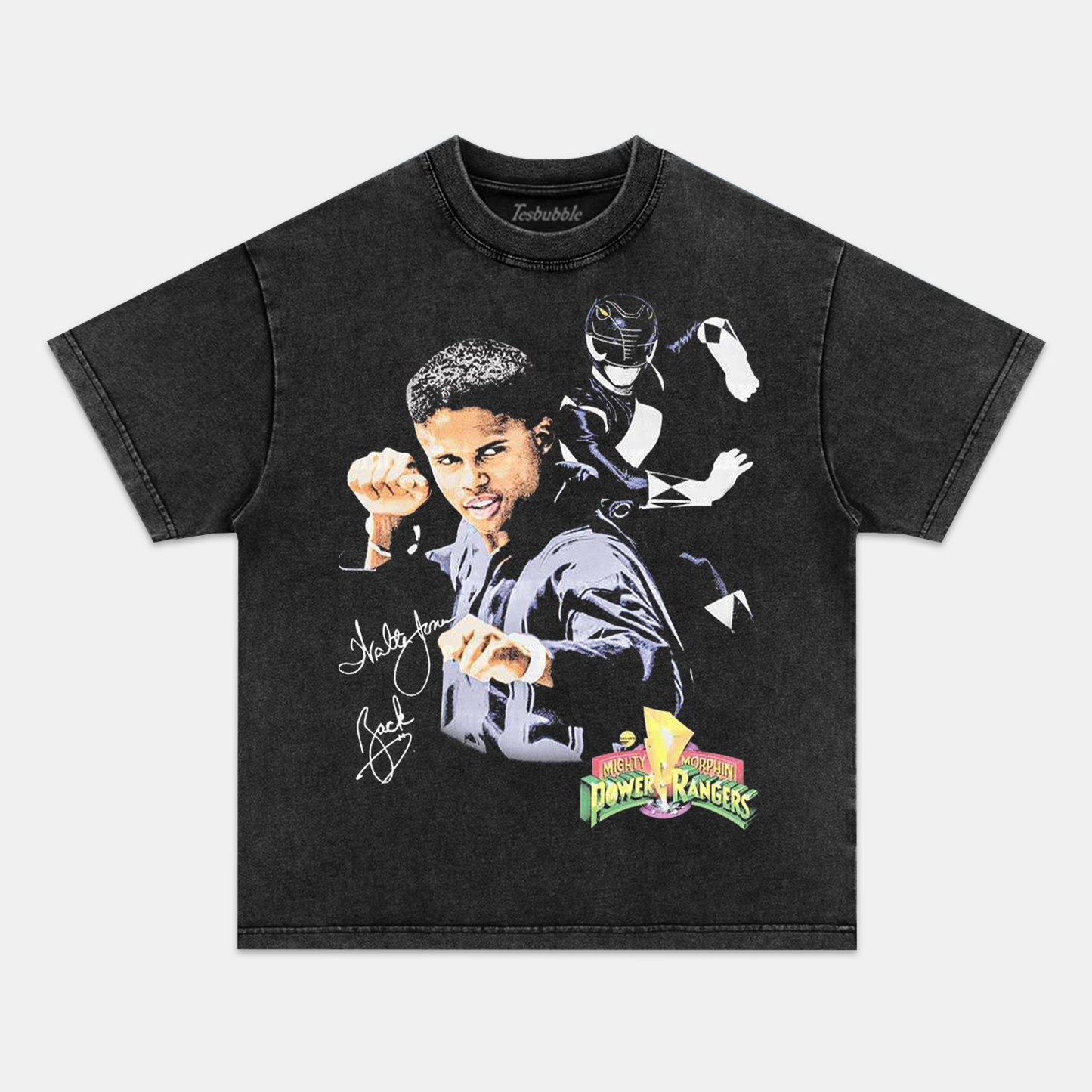 POWER RANGERS BLLACK TEE