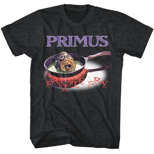 Primus - Frizzle Fry - American Classics - Heather Black Adult Short Sleeve T-Shirt - clothing by TeeHivey.com (Image 1)