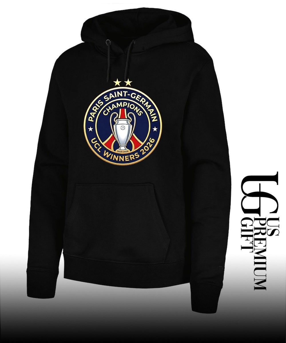PSG Champions UCL Winners 2026 logo shirt