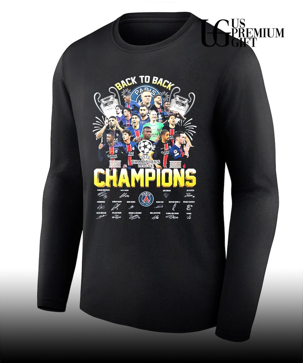 PSG Paris Saint Germain Special UEFA Champions of Europe 2026 signature shirt