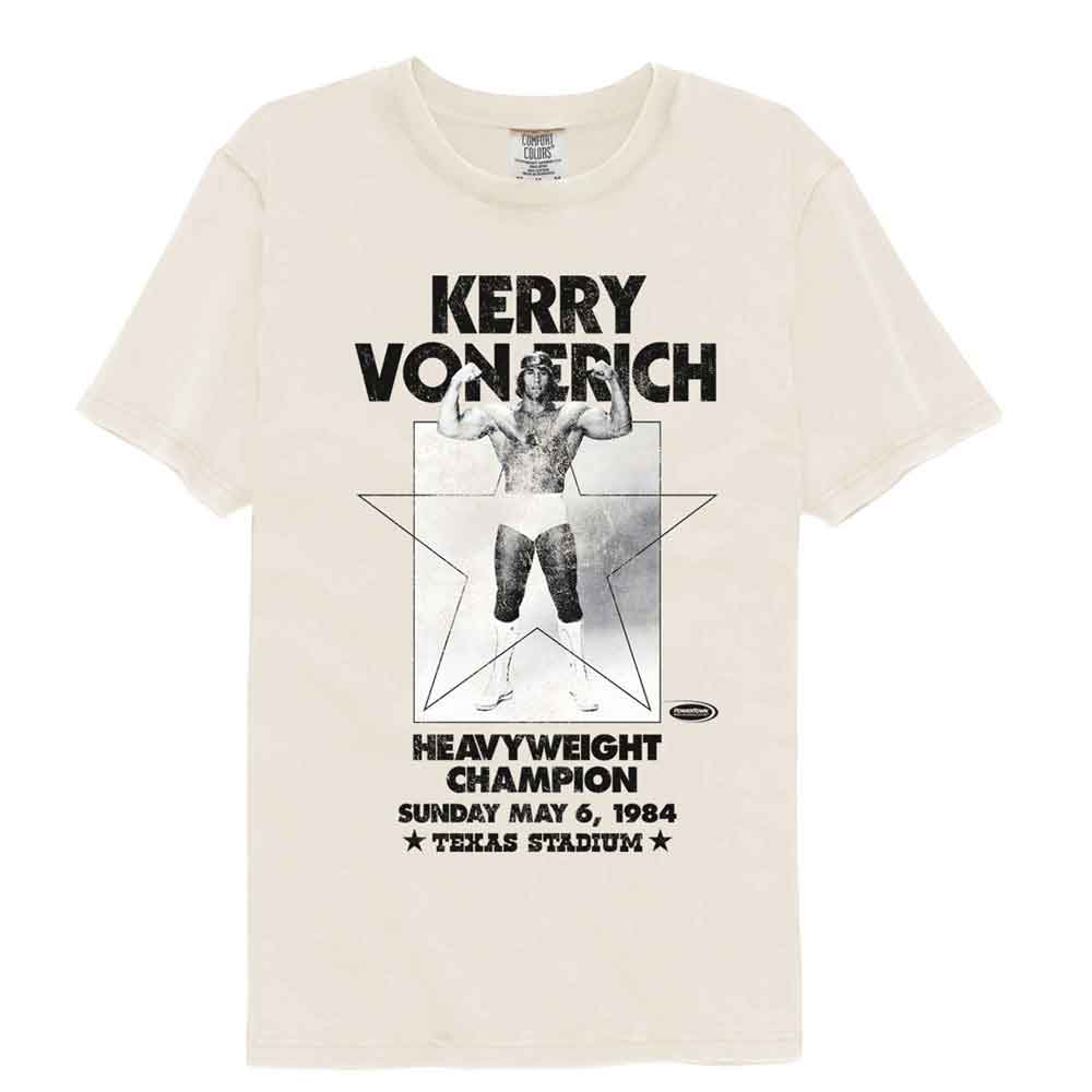 Powertown - Kve Hwc - American Classics - Solid Beige Adult Short Sleeve Comfort Color T-Shirt (Image 1)