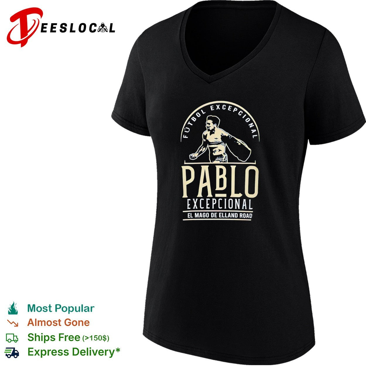 Pablo Hernandez Leeds United Football Club Fútol Excepcional El Mago de Elland Road shirt