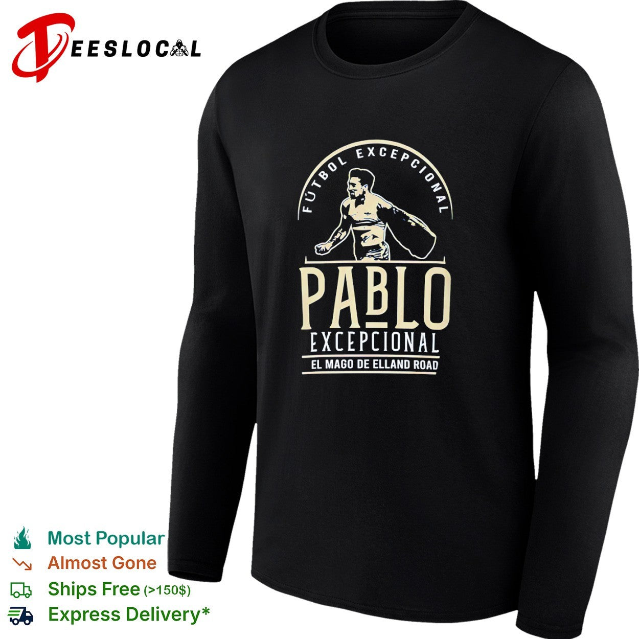 Pablo Hernandez Leeds United Football Club Fútol Excepcional El Mago de Elland Road shirt