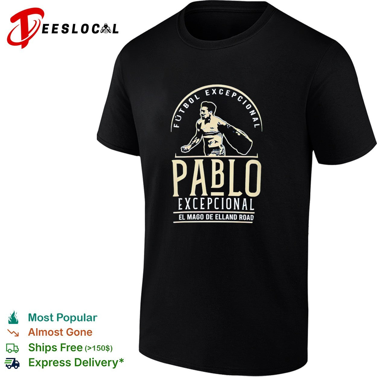 Pablo Hernandez Leeds United Football Club Fútol Excepcional El Mago de Elland Road shirt