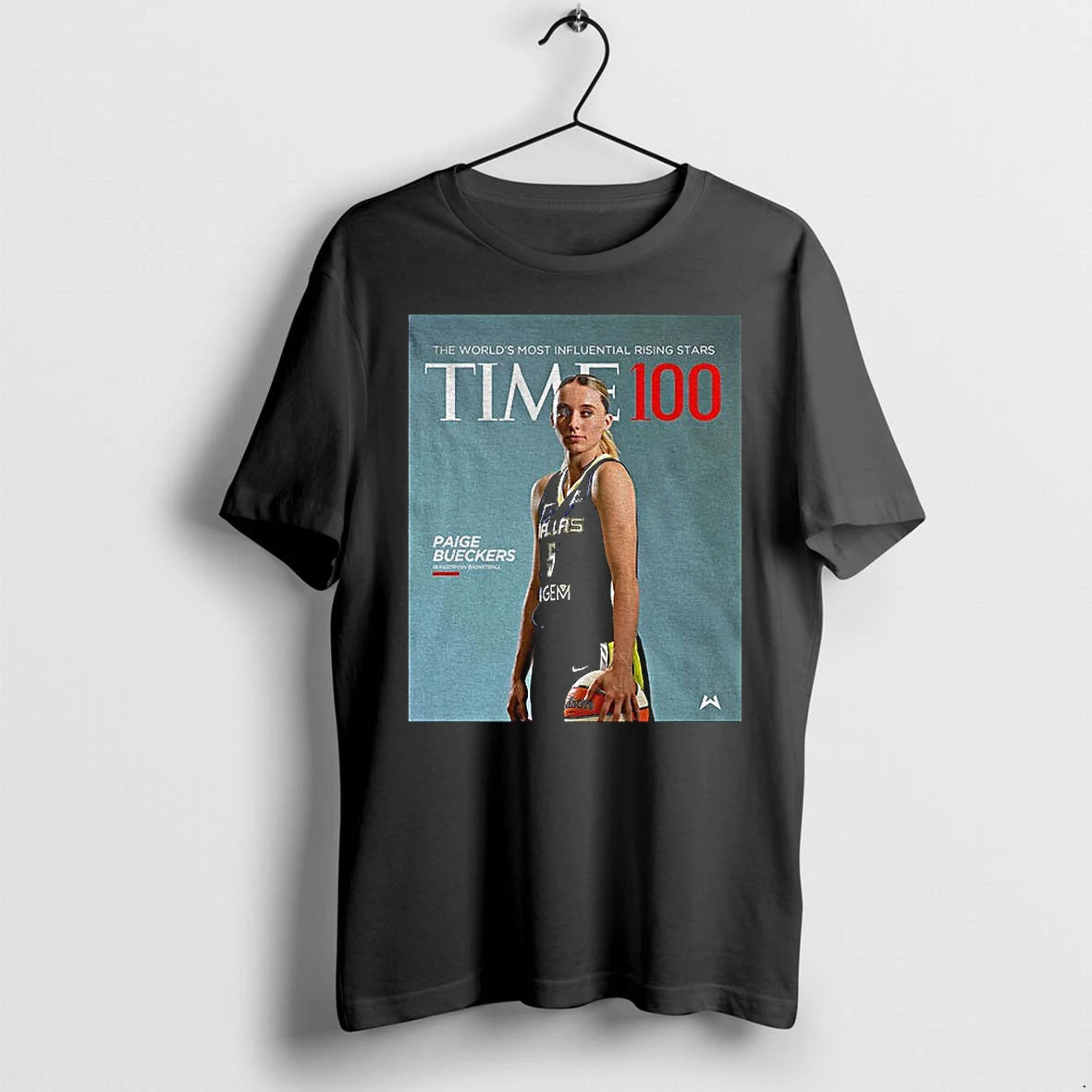 Paige Bueckers Dallas Wings Basketball Wnba The Worlds Most Influential Rising Stars Time 100 Tshirts