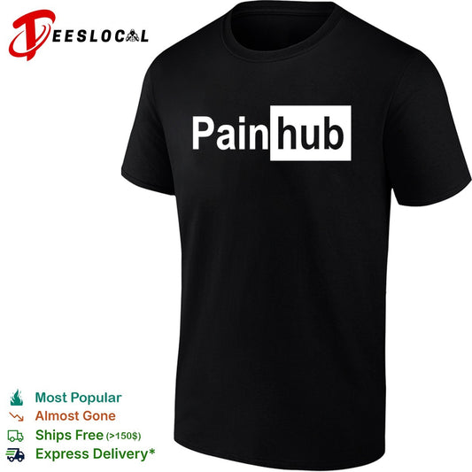 Painhub parody logo shirt