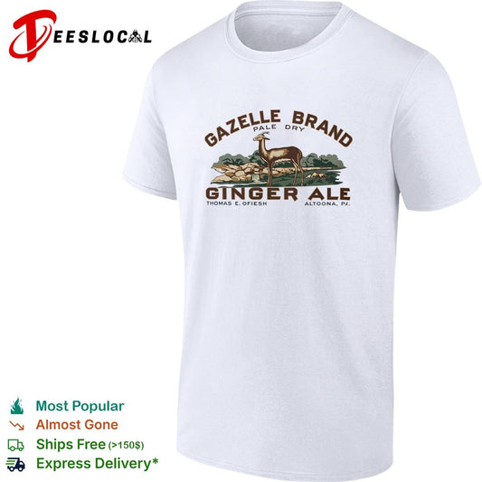 Pale dry ginger ale vintage antelope label shirt