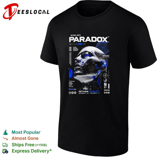 Paradox Beyond Limits Future Unknown Worldwide Movement Rethink Reality 35 6895 N shirt