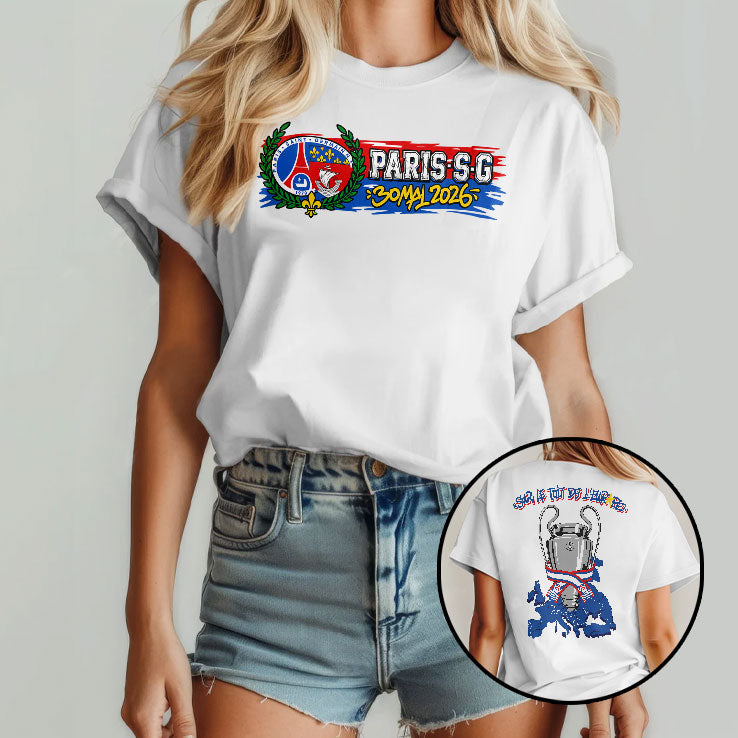 Paris Saint-Germain On The Roof Of Europe 2026 Shirt