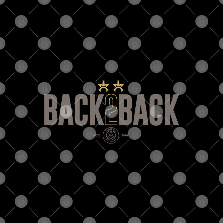 Paris Saint-Germain Back2Back UEFA Champions Shirt