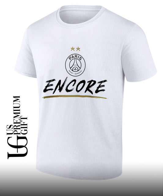 Paris Saint-Germain Encore 2026 logo shirt