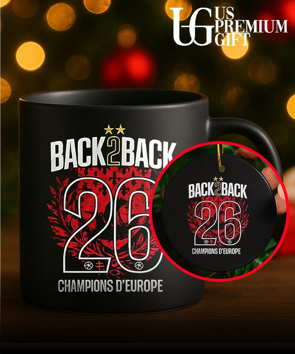 Paris Saint-Germain European Champions 2026 Back 2 Back shirt