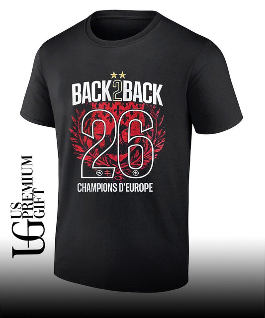 Paris Saint-Germain European Champions 2026 Back 2 Back shirt