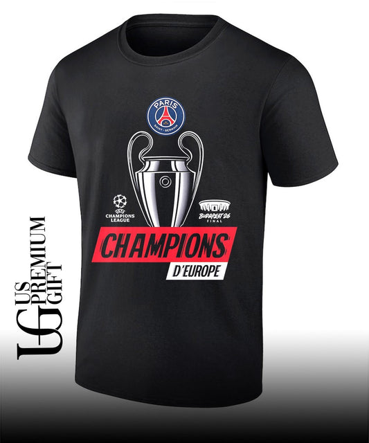 Paris Saint-Germain European Champions 2026 T-shirt