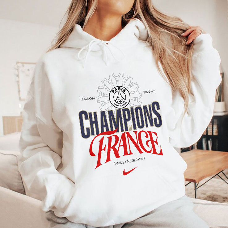 Paris Saint Germain Ligue 1 Winners Champions De France 2026 T Shirt