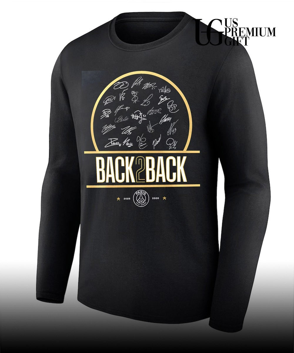 Paris Saint-Germain back 2 back Champions signature 2026 shirt