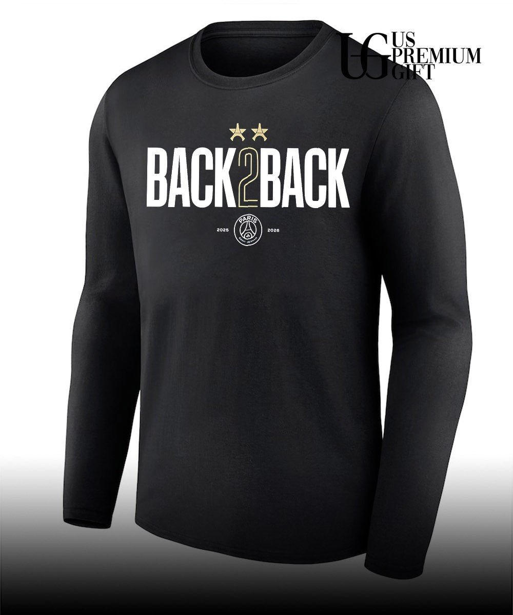 Paris Saint-Germain back-to-back UEFA Champions League T-shirt
