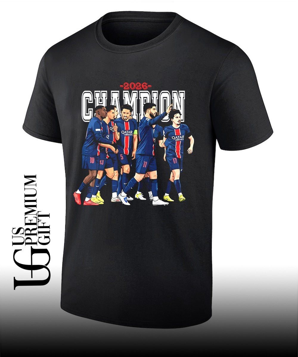 Paris Saint-Germain players Champions League Winners 2026 shirt