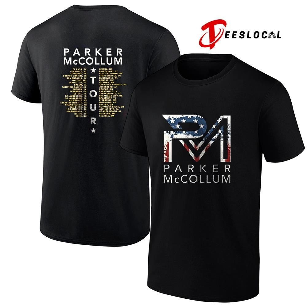 Parker McCollum 2026 Celebration What Kinda Man tour cities logo shirt