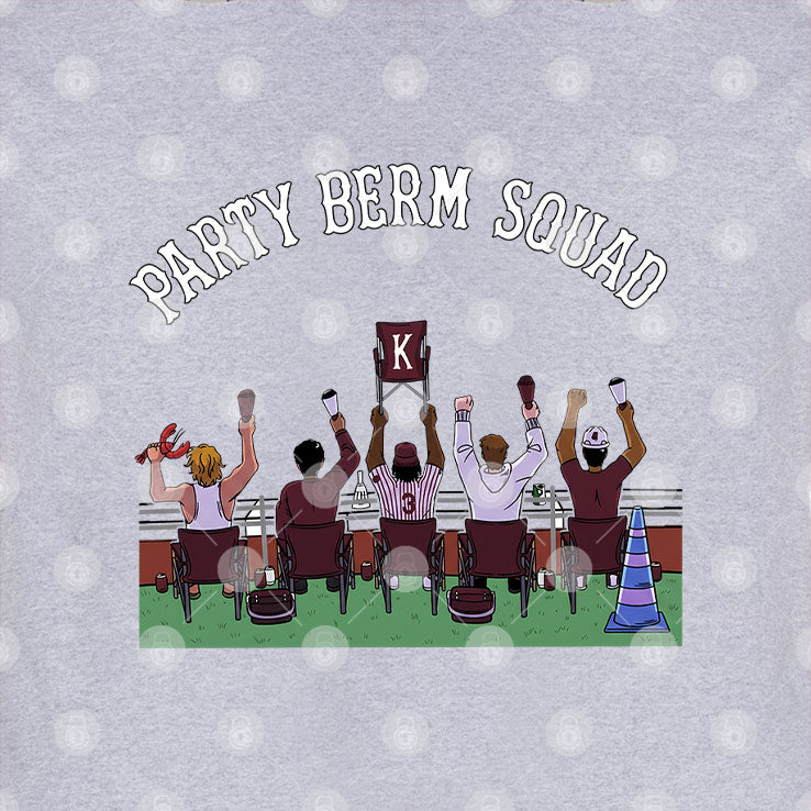 Party Berm Squad Mississippi State Bulldogs Baseball Shirt