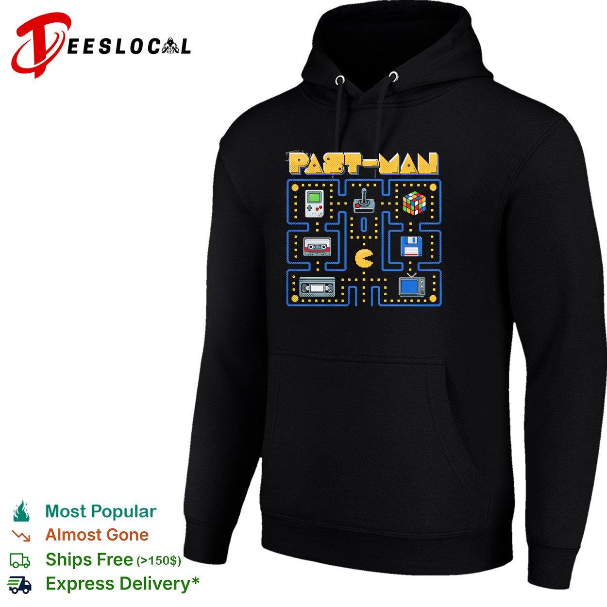 Past Man retro maze shirt