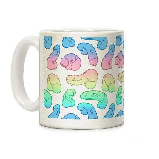 Pastel Penis Pattern Coffee Mug 11oz-15oz, funny Coffee Mug, Gift Ideas