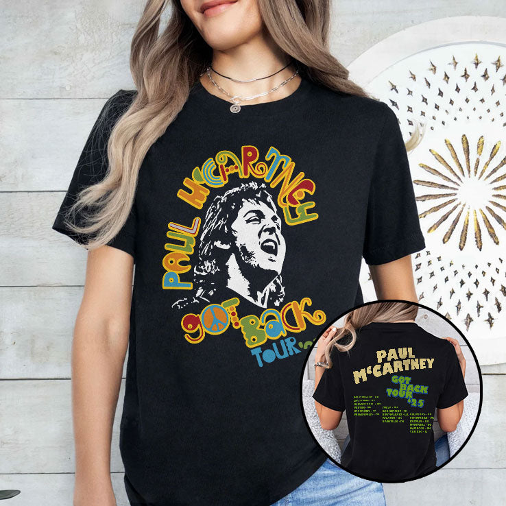 Paul McCartney Got Back Tour 2025 T Shirt